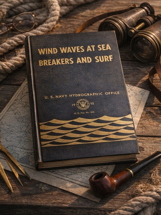 Other - Vintage 1947 Wind Waves at Sea Breakers and Surf U.S. Navy Hydrographic Office